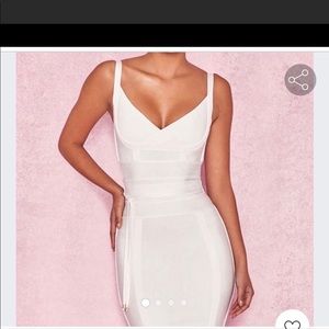 House of CB white dress